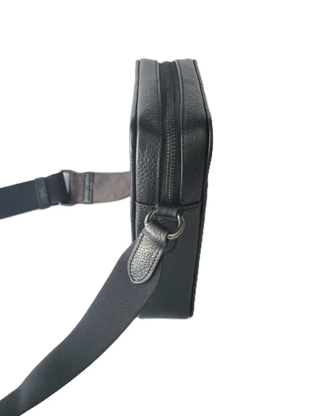 Coach CAT78 Sullivan Crossbody Signature Coated Canvas Leather Bag Walnut Black